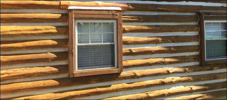 Log Home Whole Log Replacement  Falls Church City, Virginia